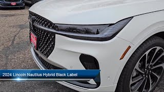 2024 Lincoln Nautilus Hybrid Black Label White Bear Lake Vadnais Heights Saint Paul [upl. by Naerad63]