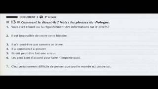 Compréhension orale Niveau 2  Leçon 43 [upl. by Teriann]