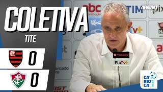 COLETIVA TITE  AO VIVO  Flamengo x Fluminense  Cariocão 2024 [upl. by Danielle299]