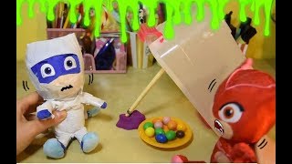 Chi é la mummia che ruba le caramelle di Halloween di Geco e Gufetta 🎃 Video per bambini [upl. by Areta276]