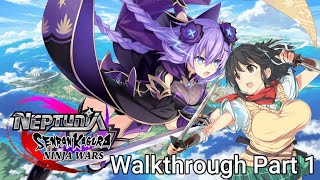 Neptunia X Senran Kagura Ninja Wars  Gameplay Walkthrough Part 1 [upl. by Amena]