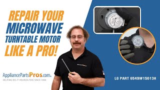 How To LGKenmore Microwave Turntable Motor 6549W1S013H [upl. by Jenica384]