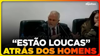 “Elas estão loucas correndo atrás dos homens por que não tem mais homem” [upl. by Yelkao522]