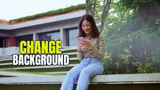 Quick Ways to Change Background in Davinci Resolve [upl. by Eycats]