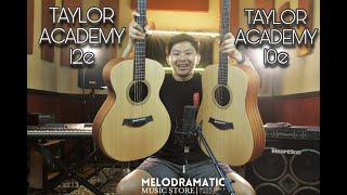 TAYLOR AKUSTIK BUDGET MINIM SUARANYA TAYLOR ACADEMY 12e VS TAYLOR ACADEMY 10e [upl. by Traweek868]