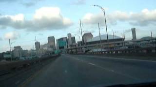 Passing the Louisiana Superdome in New Orleans [upl. by Eizeerb]