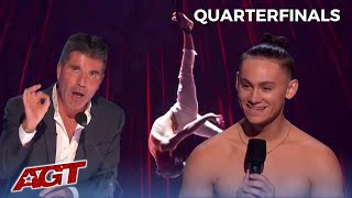 Simon Cowell Says16YearOld Aidan Bryant is the BEST Act of Americas Got Talent Live Shows [upl. by Aisul456]