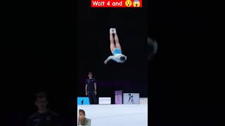 Manila Esposito Italy Floor FX Podium Training 2023 World Championships Slow Motion shorts Part1 [upl. by Mena]