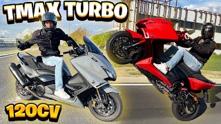 HO PROVATO IL T MAX TURBO da 120cv [upl. by Armalla196]