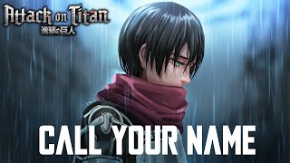 Attack on Titan Call Your Name x Call of Silence  EMOTIONAL COVER [upl. by Aip]