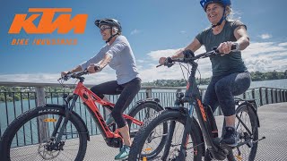 KTM Electric Bikes  Bosch powered EBikes for town amp trail [upl. by Skerl]