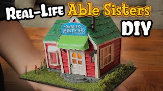 How to Make a Tiny ABLE SISTERS Shop  Animal Crossing Crafts [upl. by Benedick]