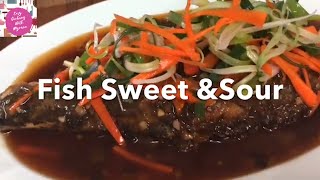 HOW TO COOK FISH SWEET AND SOUR EASY TO COOKHOMEMADE COOK [upl. by Ylicis514]