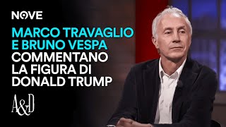 Marco Travaglio e Bruno Vespa commentano la figura di Donald Trump  Accordi e Disaccordi [upl. by Aleda596]