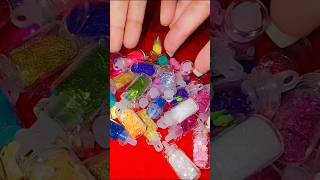 Shimmer glitter sticker accessories for best nail artviralvideo nailextension youtubeshorts [upl. by Junette]