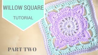 CROCHET Willow Square PART 2  Bella Coco [upl. by Aneekat622]