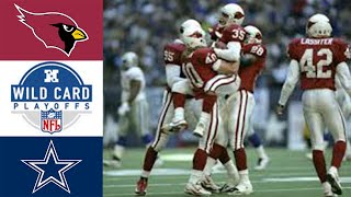 Cardinals vs Cowboys 1998 NFC Wild Card [upl. by Elleval]