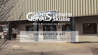 Les Casiers à ski sur le domaine skiable [upl. by Limber]