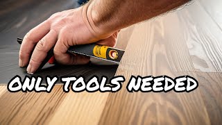 Install Vinyl Plank Flooring with Just These Tools [upl. by Kei]