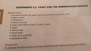 Apologia Biology Experiment 42 YEASTFERMENTATION PROCESS [upl. by Guendolen]