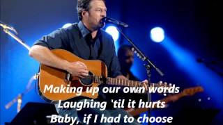 Blake Shelton Mine Would Be You with Lyrics [upl. by Gan218]