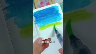 Hightransparency mini watercolor box Super fun mini watercolor box comes with a palette It is [upl. by Kreda]