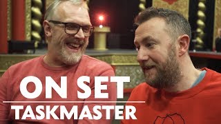 Greg Davies amp Alex Horne Behind the Scenes of Taskmaster  On Set [upl. by Adnal]