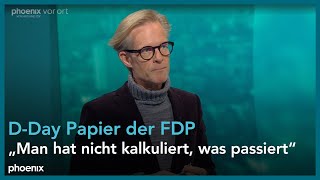 Volker Kronenberg zu dem DDay Papier der FDP am 291124 [upl. by Augustina157]