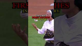 Top 15 BEST First Pitches in MLB History  Part 1 [upl. by Hamas]