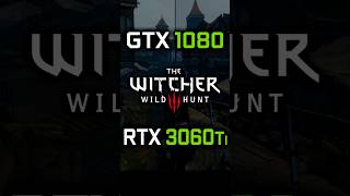 GTX 1080 vs RTX 3060 Ti in The Witcher 3 Wild Hunt [upl. by Maltzman674]