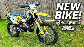 Husqvarna TE300i  My New Bike 4K [upl. by Roarke]