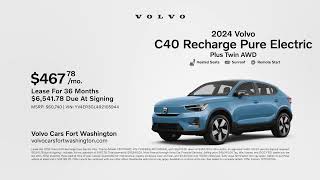 Volvo C40 Recharge Pure Electric 11092024 4530298 [upl. by Kennith]