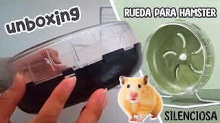 🐹 Rueda para hámster Ruso Campbell Chino o Roborovski SILENCIOSA  RUEDA DE EJERCICIO PARA HAMSTER [upl. by Nodyarg]