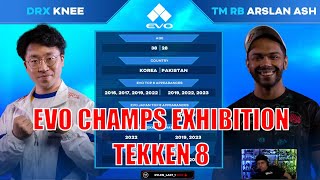 Tekken 8 Tournament  Evo Champion Exhibition w Arslan Ash Knee JDCR ️SpookyVision [upl. by Ynnij169]