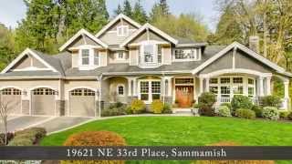 Elegant Lake Sammamish View Property  19621 NE 33rd Place Sammamish [upl. by Mihcaoj]