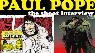 Paul Pope Shoot Interview Batman 100 THB Battling Boy Escapo Heavy Liquid making manga [upl. by Barolet]