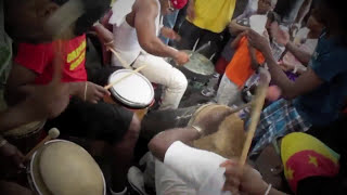 Green House Jab Jab Drummers [upl. by Merrow]