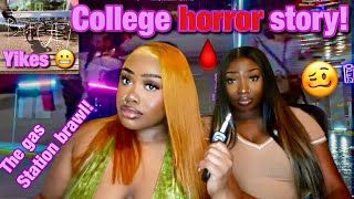 STORYTIME SHE KEYED HER CAR COLLEGE HORROR STORY FT TEMU [upl. by Hayifas]