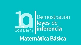 Leyes de inferencia I Demostración de 1234 [upl. by Nevuer]