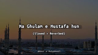 Ma Ghulam e Mustafa Hun  Slowed  Reverbed❤️ [upl. by Sebastian]