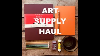 Art Supply Haul [upl. by Arvie]