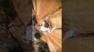 Trad fall Follow for more rockclimbing [upl. by Lanae]