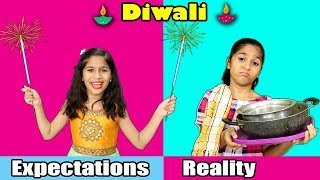 DIWALI  Expectations Vs Reality  Paris Lifestyle Diwali Video [upl. by Limbert]