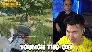 PUBG YOUNG H KHÓ THỞ KHI XEM TRỰC TIẾP KĨ NĂNG SẤY ĐỈNH CAO CỦA RAMBO [upl. by Kathlene]