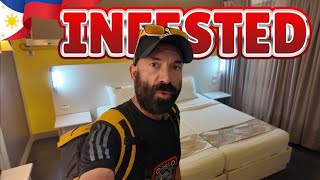 🇵🇭 NIGHTMARE HOTEL in Cebu – Roaches amp Bed Bugs Everywhere 🤮 [upl. by Herates]