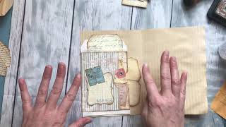 Junk Journaling Glassine Bag Flippy Pocket Tag Page Easy Junk Journal Ideas Junk Journal Tutorial [upl. by Tebazile]