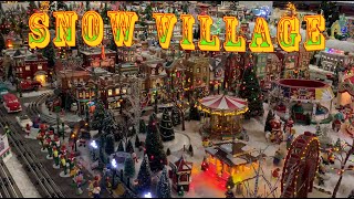 568 Department 56 Snow Village Scenes  400 Lionel Locomotives  2000 Lionel Cars [upl. by Imiaj]