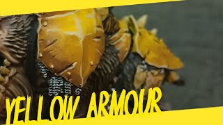 Unleashing the Yellow Fury Painting Ironjawz Armour [upl. by Loralie]