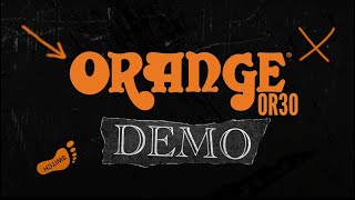 Orange OR30 demo by Jam in the Van [upl. by Acinorav125]