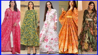 Latest Printed Frock Designs 2024 Frock Designs For Girls Frock Ke Design [upl. by Crispas188]